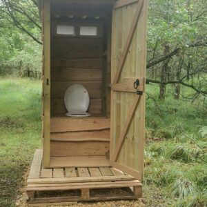 Single Compost Toilet Low Seat